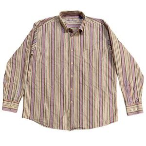 Alan Flusser Multicolor Rainbow Dress Shirt